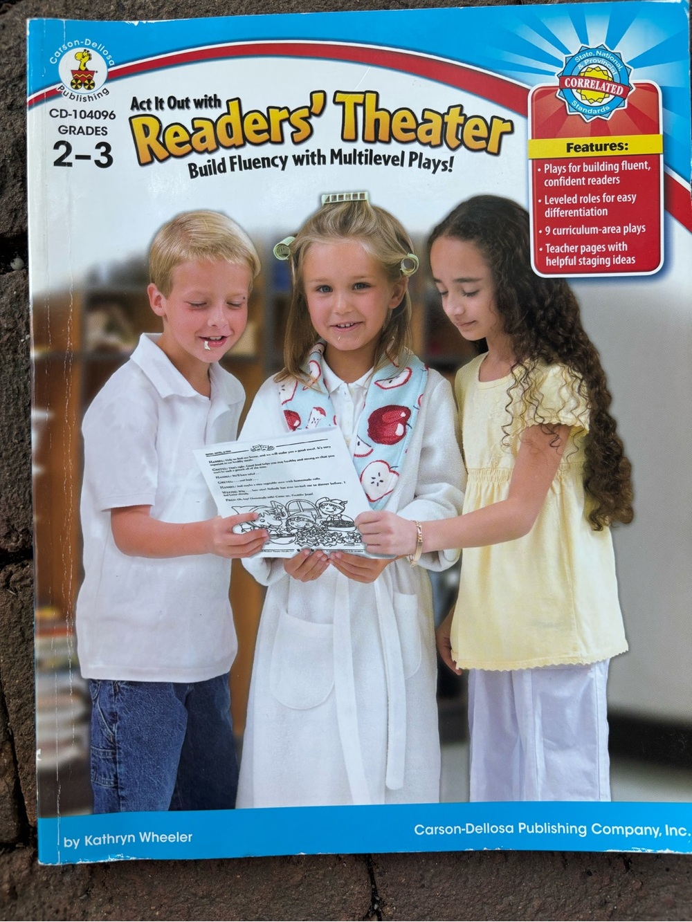 Readers' Theater Kids Costume Robe - White by